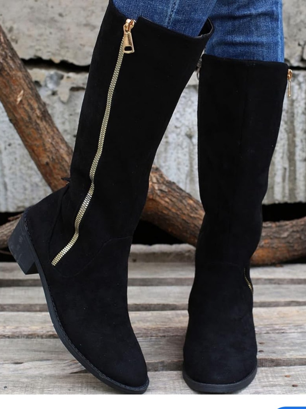 Vionic Mystic Mica Boots Black Suede Boots Sherpa Size 10 s33